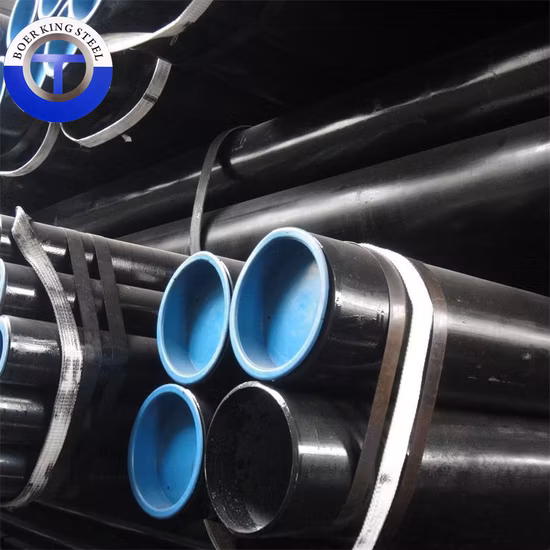  ASTM A106 A53 gr.  B A336 API 5L galvanizado/inoxidável/liga Ms parede espessa de grande diâmetro Sch40 Sch80 tubo de tubo de caldeira de incêndio de fluido sem costura