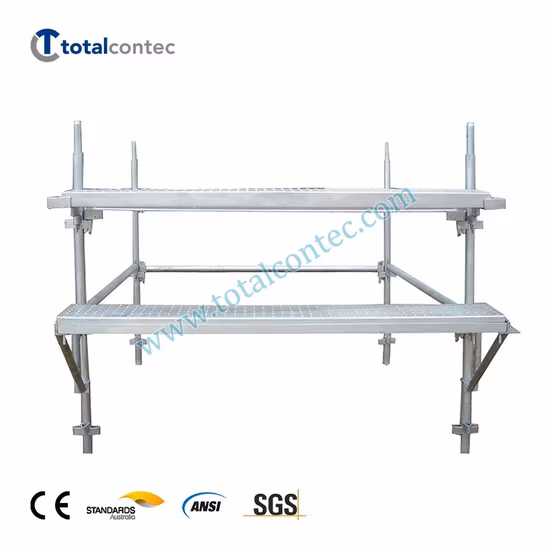 Andaime Kwikstage da fachada do material de construção da construção revestida a pó da pintura galvanizada Reino Unido/Aus