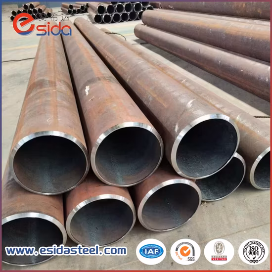 ASTM A36 A53 A192 Q235 Q235B 1045 4130 Sch40 10mm 60mm Tubo de aço carbono redondo retangular soldado ou sem costura laminado a quente para construção de oleodutos e gasodutos